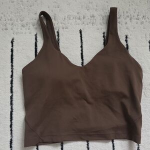 lululemon Align Tank Top Light Support A/B Cup size 8 brown
